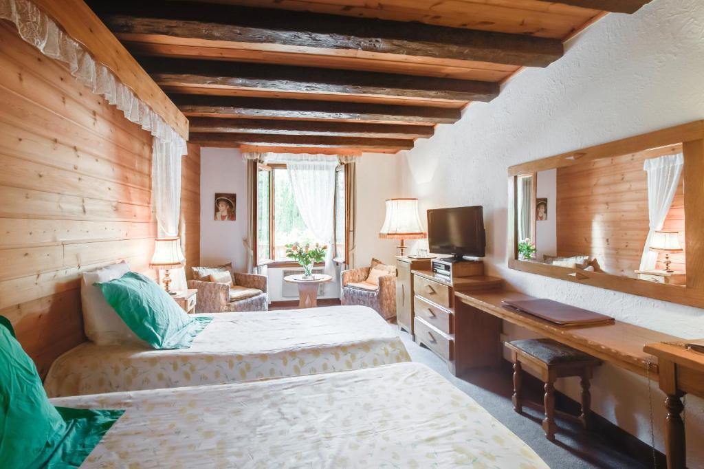 L'Auberge du Choucas Le Monêtier-les-Bains Chambre photo